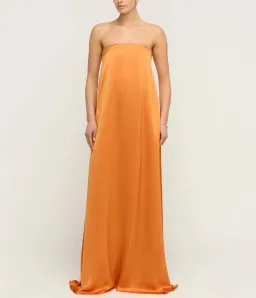 ANNA QUAN Delfina Maxi Dress Kumquat Orange 8 for rent on The Volte - image 5