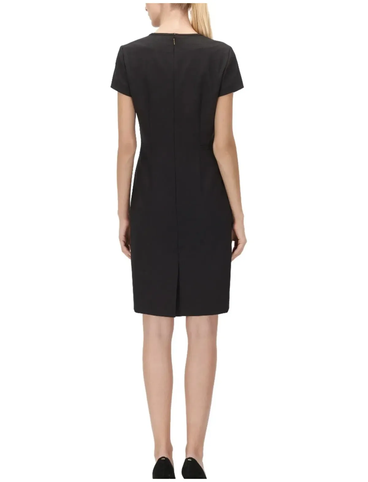 Hugo Boss Sheath Dress Black Size 6 - Image 2