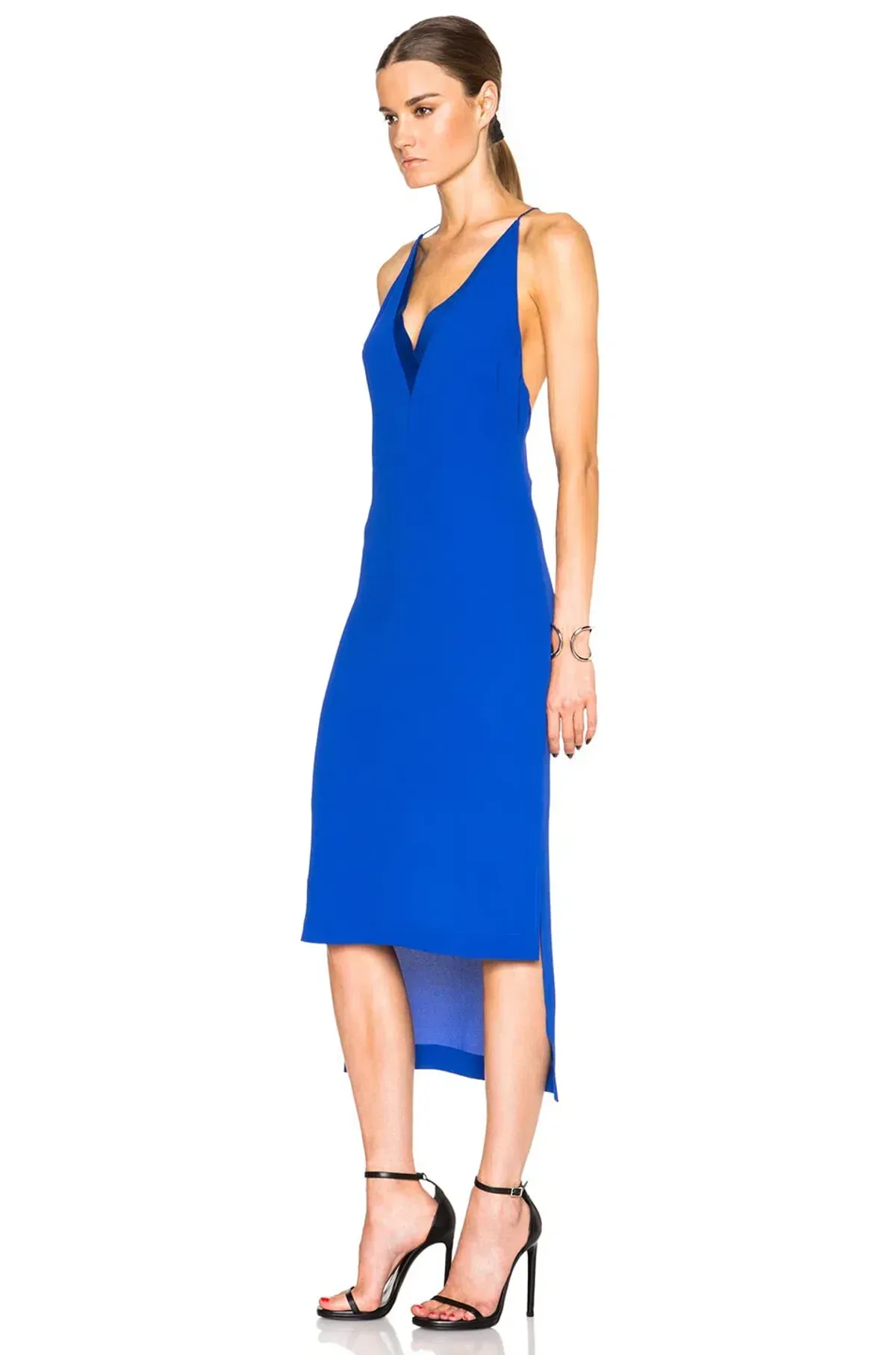 Dion Lee Fine Line Cami Slip Dress in Cobalt Blue Size 8 - Image 2