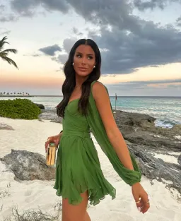 Chic Le Frique Gaia Mini Dress Pistachio Green Size XS / AU 6 for rent on The Volte - image 3