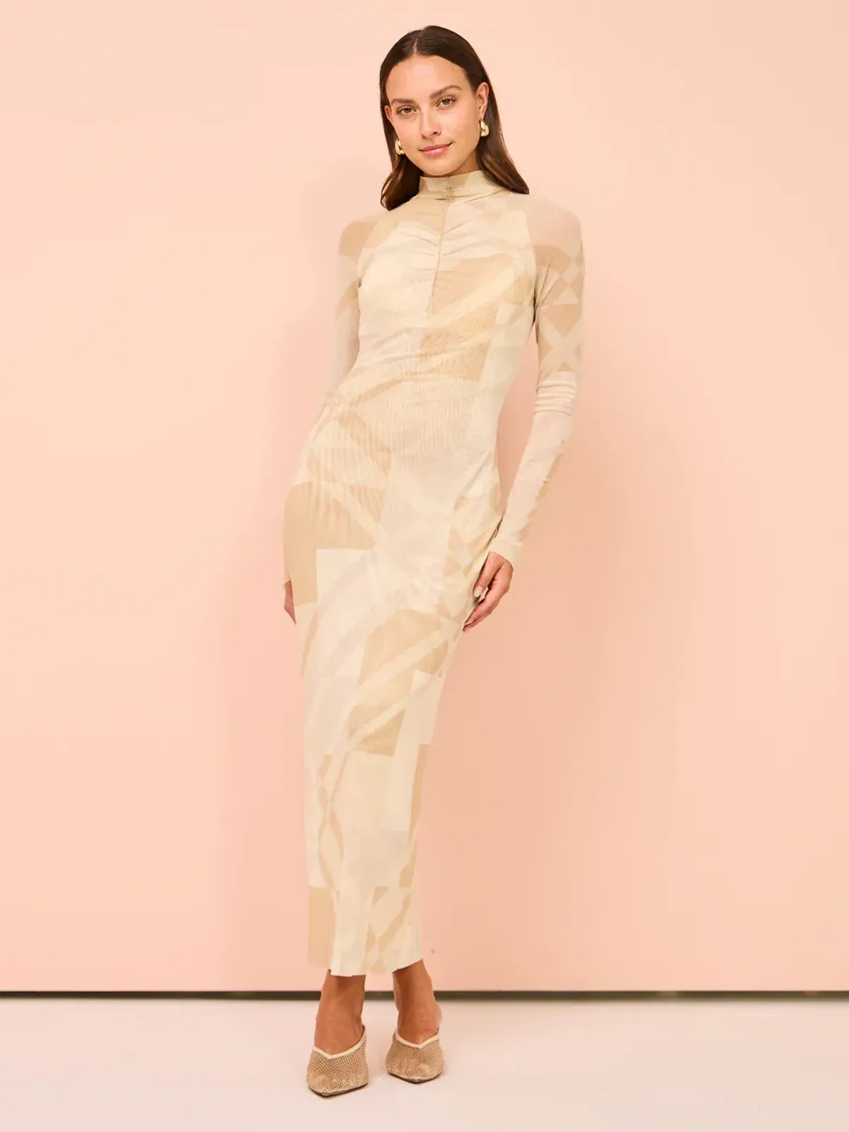 Camilla and Marc Esra Midi Dress Print Size 8  - Image 2