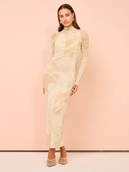 Camilla and Marc Esra Midi Dress Print Size 8  for rent on The Volte - image 2