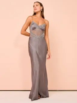 Bec & Bridge Amoras Gown in Grey Size 10 for rent on The Volte - image 4
