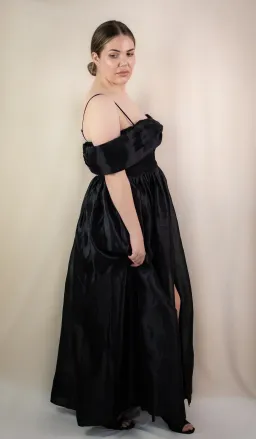 Aje Cordelia Corseted Maxi Dress Black Size 16 for rent on The Volte - image 3