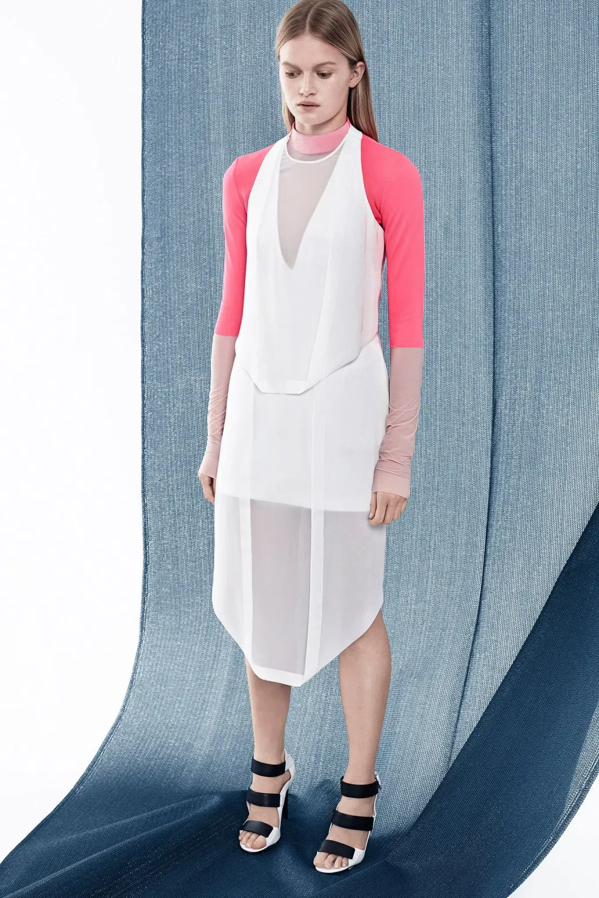 Dion Lee Front Loop Dress in White Size 6 - Image 1