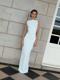 Effie Kats Verona Gown In Ice Blue Size M / AU 10 for rent on The Volte - image 1