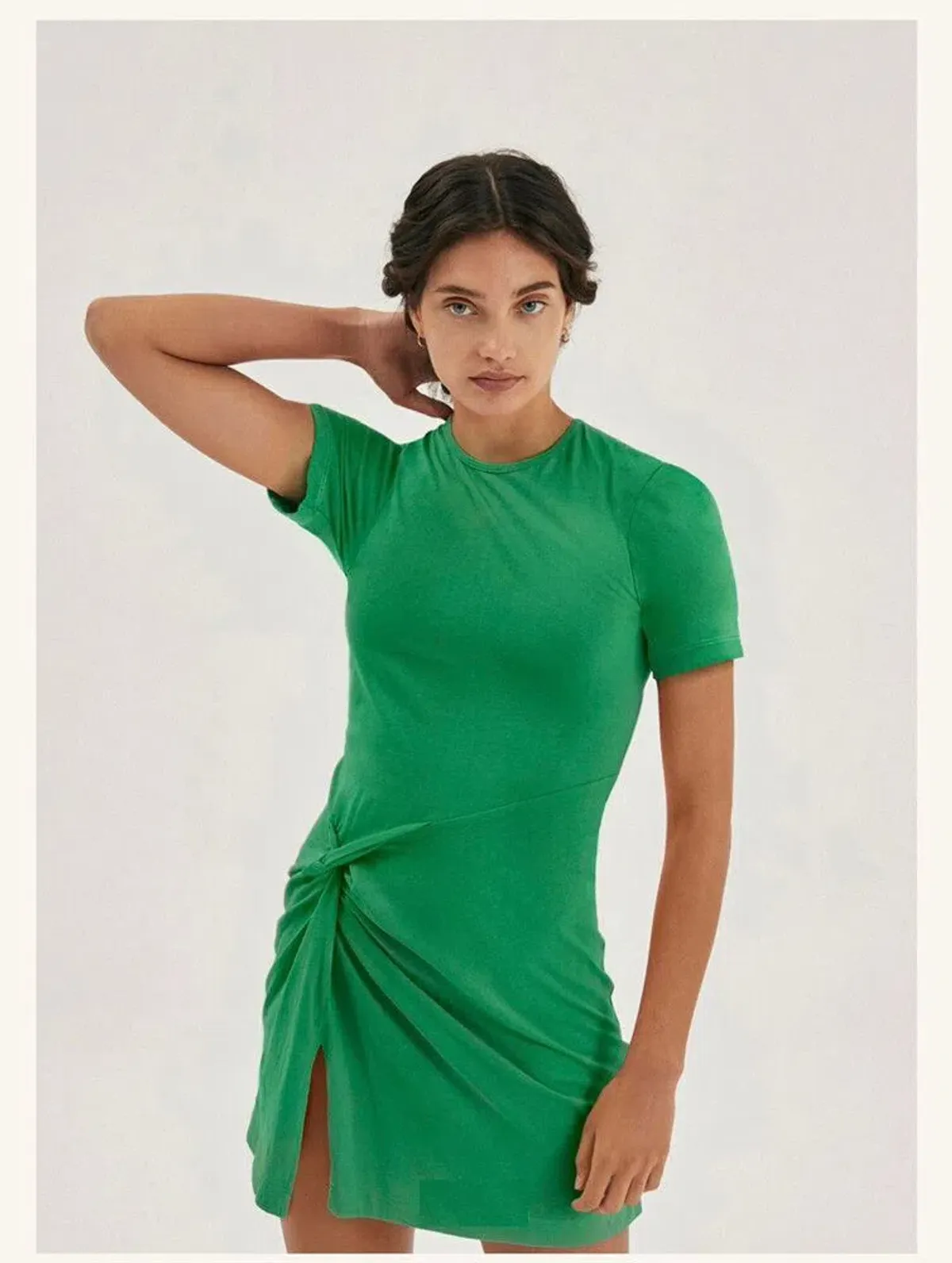 Maggie Marilyn Crew Neck Mini Dress Green Size M / AU 10 - Image 1