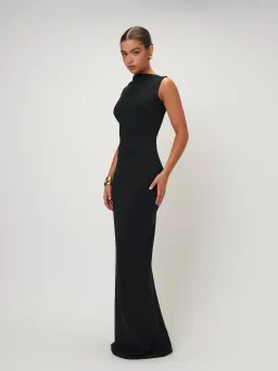 Effie Kats Verona Gown Black Size XS / AU 6-8 for rent on The Volte - image 2