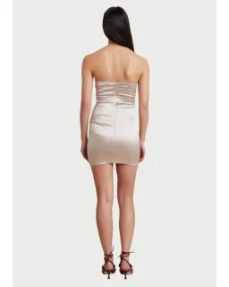 Bec & Bridge Heather Mini Dress Champagne Size AU 6 for rent on The Volte - image 2