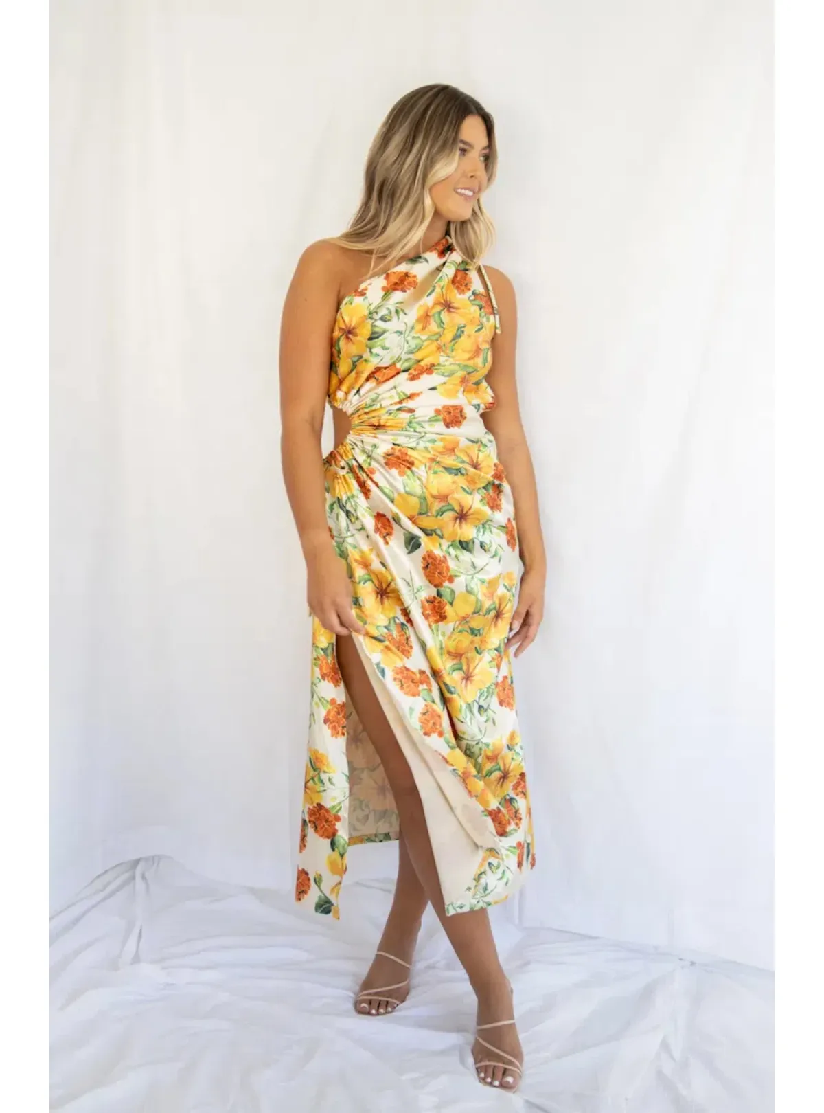 Sonya Moda Yarden Floral Maxi Dress Floral Size AU 10 - Image 3