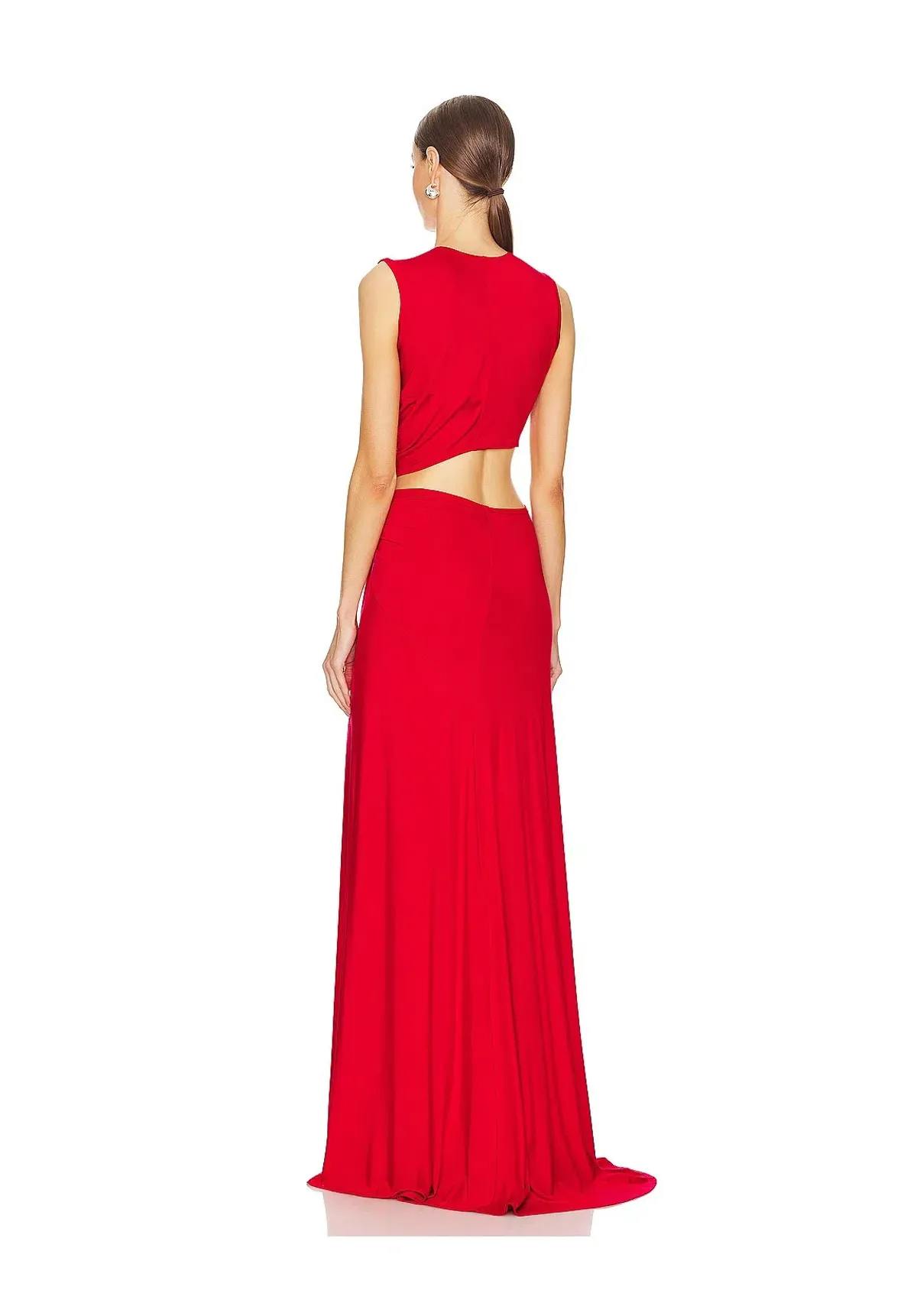 Sid Neigum Triple Loop Dress in Red Size 6 - Image 2