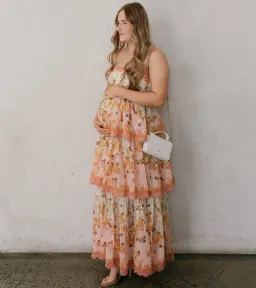 Zimmermann Laurel Frill Midi Dress Floral Size 2 / AU 8-10 for rent on The Volte - image 3