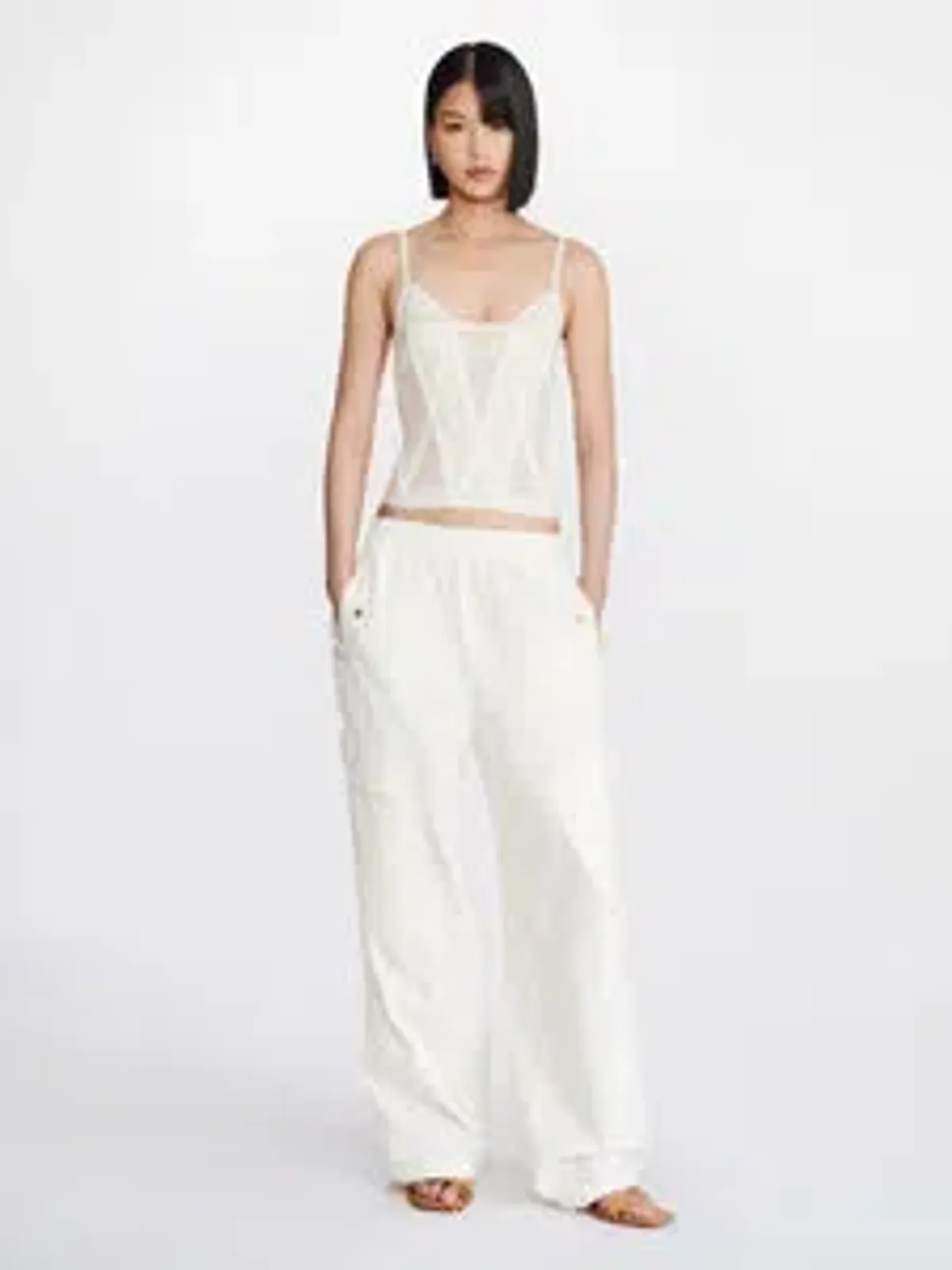 PatBO Beaded Crop Top Size 8 - Image 6