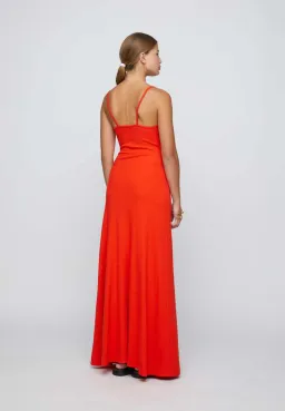 Anna Quan Natalia Maxi Cutout Dress Chili Red Size 8 for rent on The Volte - image 4