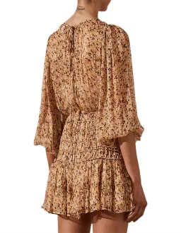 Shona Joy Colette Balloon Sleeve Mini Dress Floral Size 8 for rent on The Volte - image 5