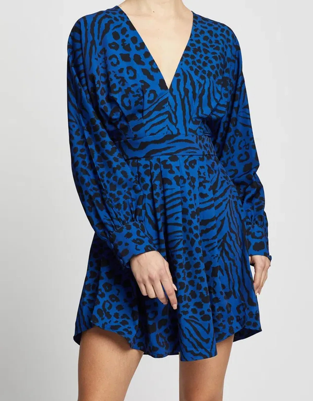 Mossman Wild Thoughts Dress Blue/Print Size 12  - Image 5