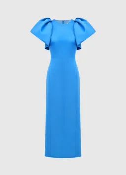 Leo Lin Lucinda Maxi Dress  Steel Blue Size 10  for rent on The Volte - image 3
