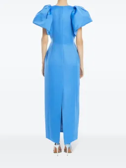 Leo Lin Lucinda Maxi Dress Steel Blue Size AU 12 for rent on The Volte - image 3