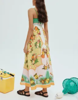 Alemais Lemonis Sundress Multi Print Size 12 for rent on The Volte - image 3