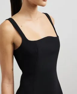 Camilla And Marc Ilona Midi Dress Black Size 12 for rent on The Volte - image 2