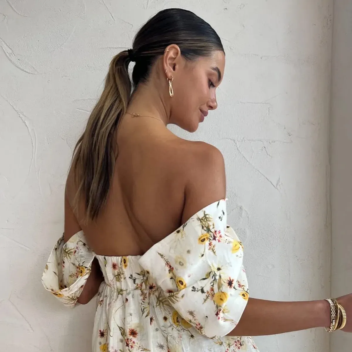 Issy Circles Dress in Yellow Poppy Size 10 - Image 3