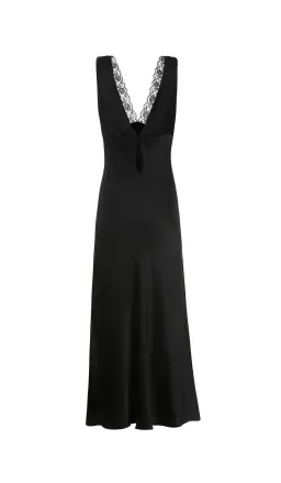 Maison Essentiele Vintage  Maxi Gown Black Size 6 for rent on The Volte - image 3
