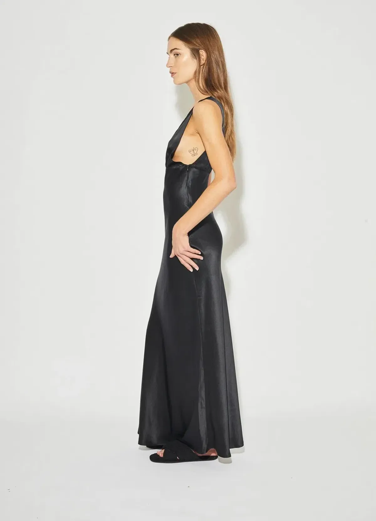 Maison Essentiele Vintage  Maxi Gown Black Size 6 - Image 2