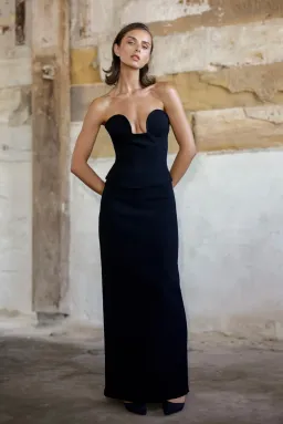 Arcina Ori Frida Bustier and Sloan Skirt Set Black for rent on The Volte - image 4