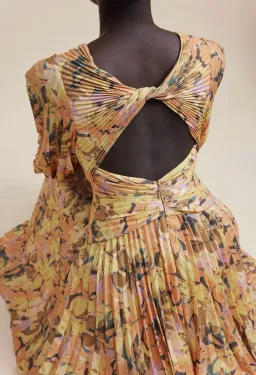 Acler Palms Midi Dress Kaleidoscope Floral Size 8 for rent on The Volte - image 3