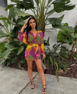 Bamba Titan Shirt Dress Multi  Size XS/S / AU 6 for rent on The Volte - image 2