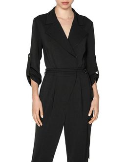 Cue Trench Tapered Jumpsuit Black Size 8 for rent on The Volte - image 2
