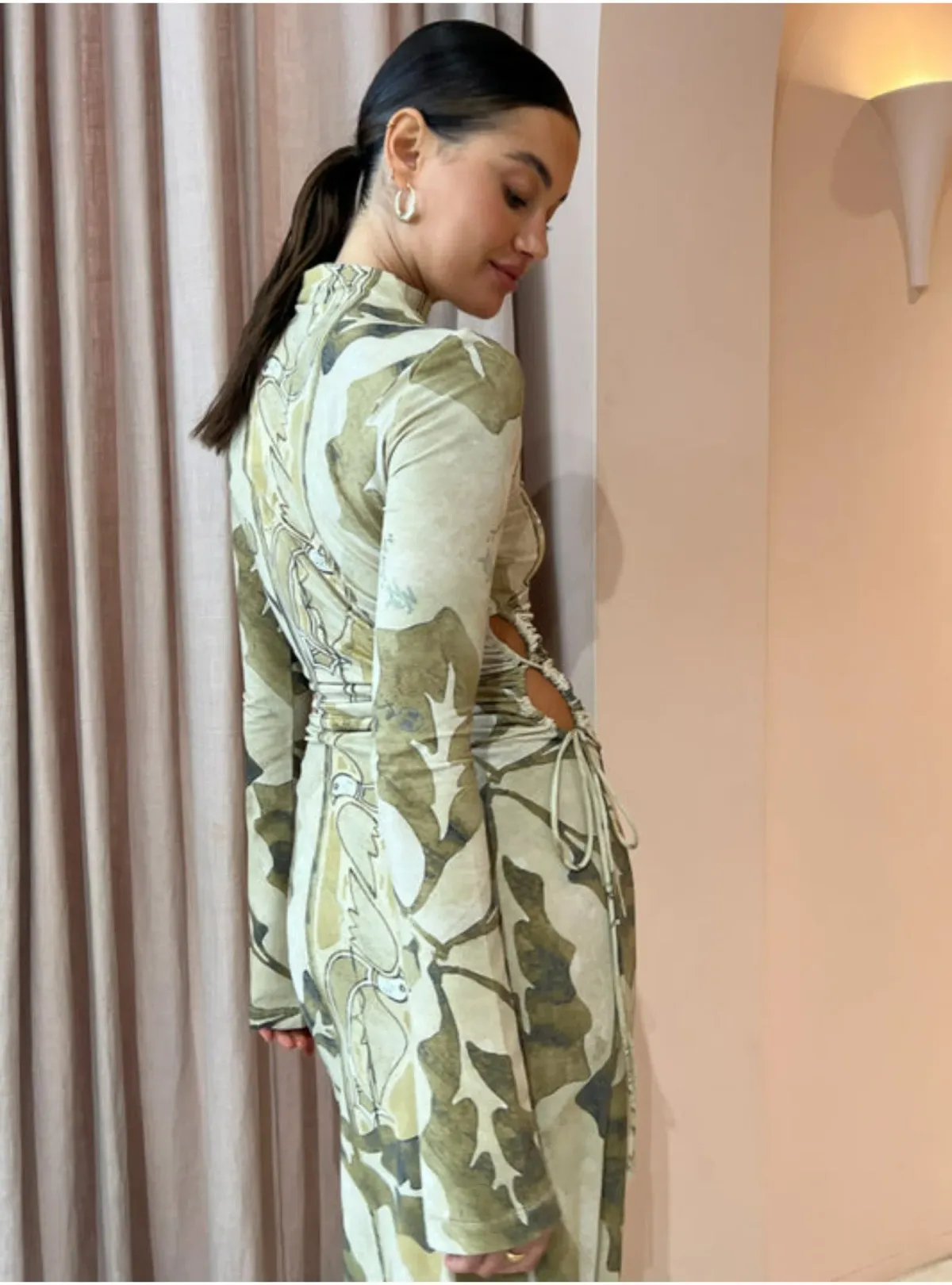 Camilla and Marc Khya Midi Dress Print Size AU 12 - Image 3