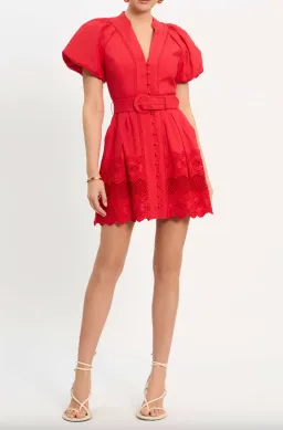 Rebecca Vallance Giovanni Mini Red Size 8 for rent on The Volte - image 1