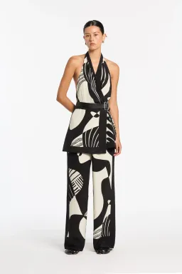 Sir the Label Realisme Pant in Papier Print Size AU 8 for rent on The Volte - image 3