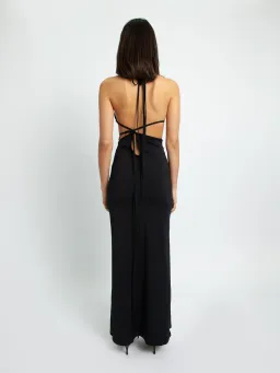 Christopher Esber Displace Lycra Dress in Black Size 8 for rent on The Volte - image 3