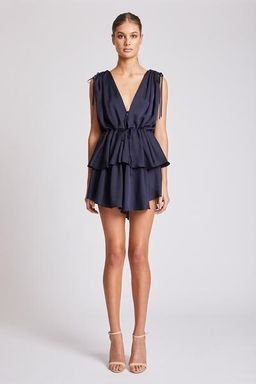 Shona Joy peplum mini for rent on The Volte - image 2