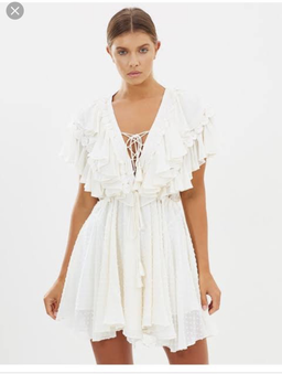 Shona Joy Stella ruffle dress Size 8 for rent on The Volte - image 1