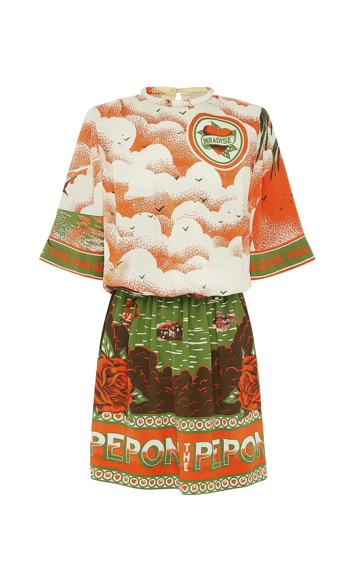 ALEMAIS Bunglalow Mini Dress Multi Size 8  - Image 4