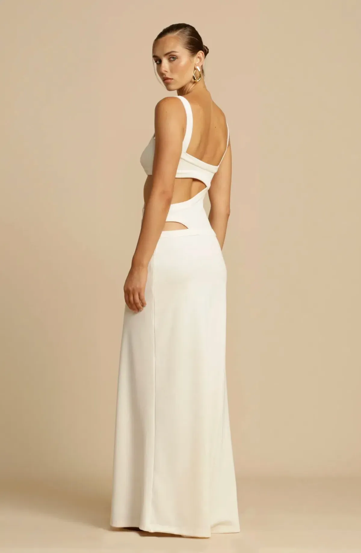 Arcina Ori Jetta Maxi Dress White Size S/Au 8 - Image 2