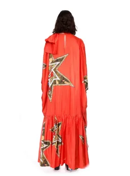 Alemais Ziggy Gown Orange Size AU 10 for rent on The Volte - image 3