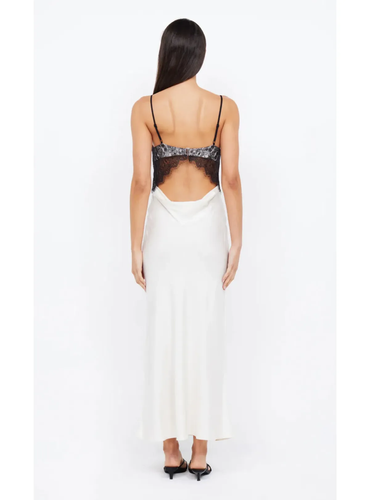 Bec & Bridge Emery Lace Maxi Dress Ivory/Black Size AU 6 - Image 3