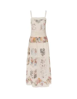 Zimmermann Halliday Lace Trim Slip Dress in Spliced Size 0/ AU 8 for rent on The Volte - image 7