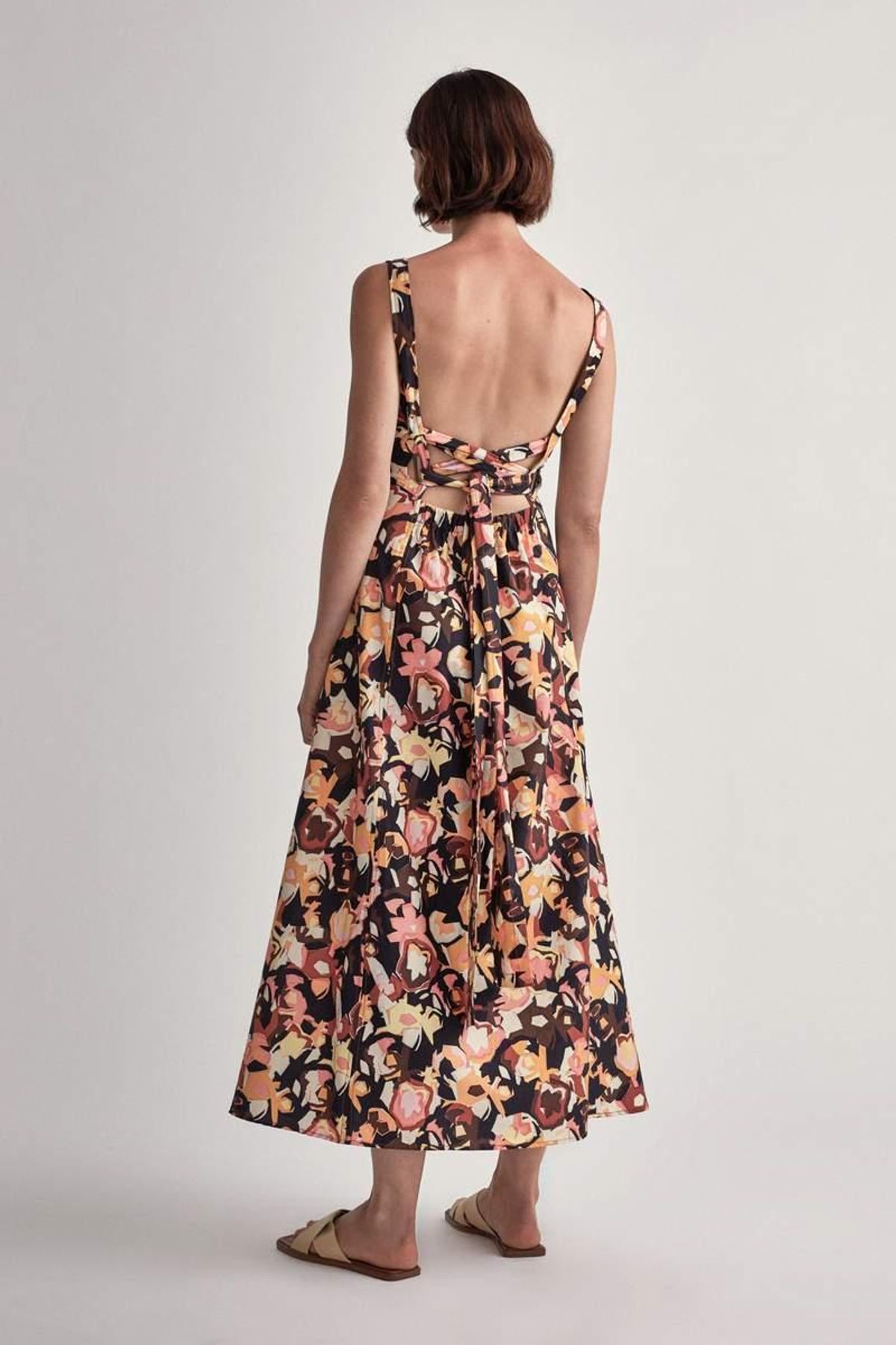 Camilla & Marc Delfino Split Skirt Dress Print Size 10 - Image 2