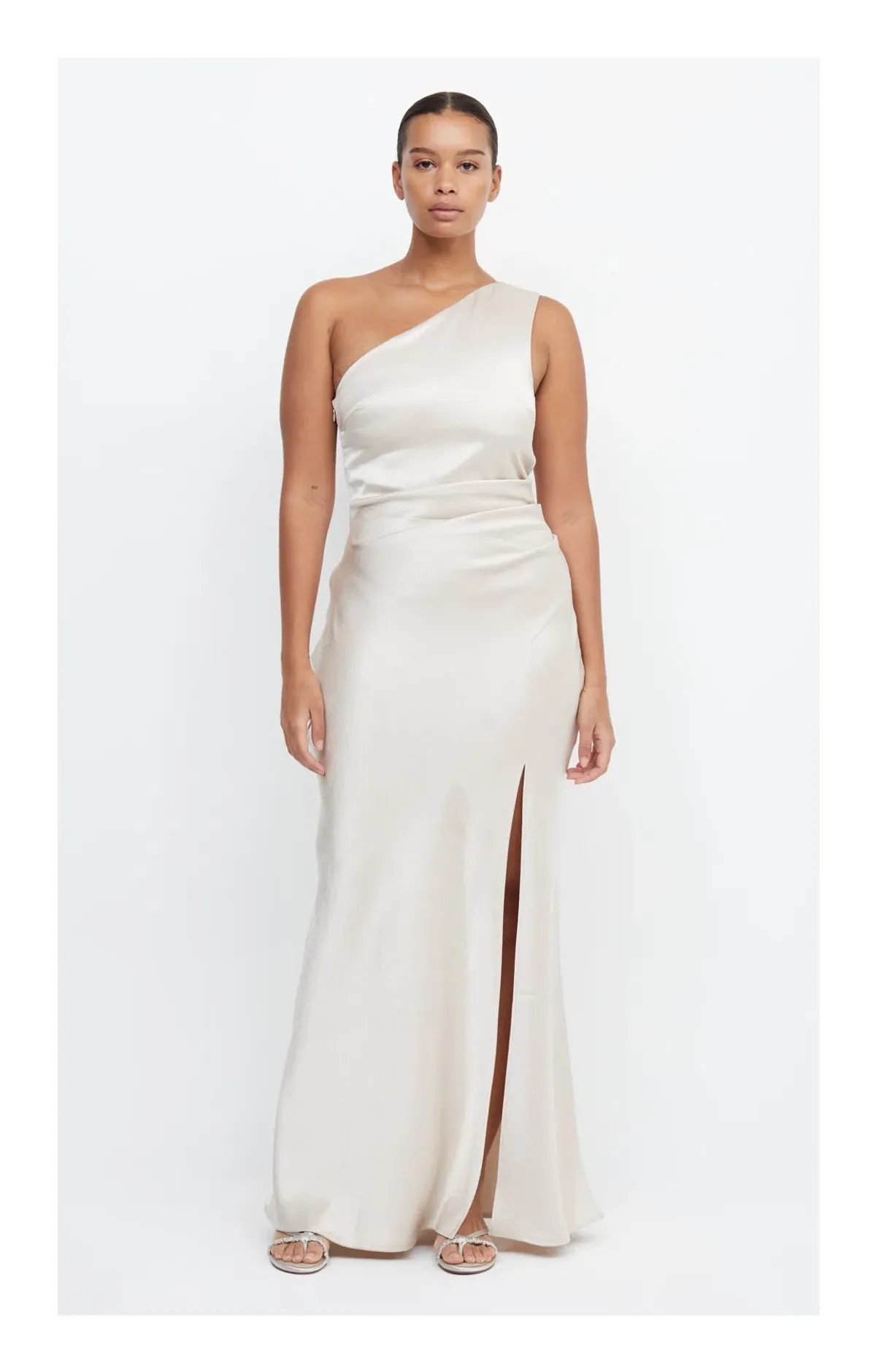 Bec and Bridge The Dreamer Asym Dress Sand Size 12 - Image 1