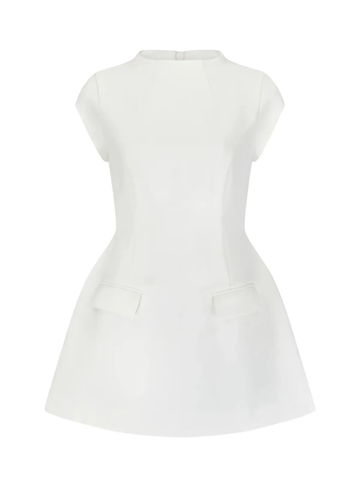 Odd Muse The Ultimate Muse Cap Sleeve Mini Dress White Size XS / AU 6 - Image 4