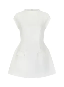 Odd Muse The Ultimate Muse Cap Sleeve Mini Dress White Size XS / AU 6 for rent on The Volte - image 4