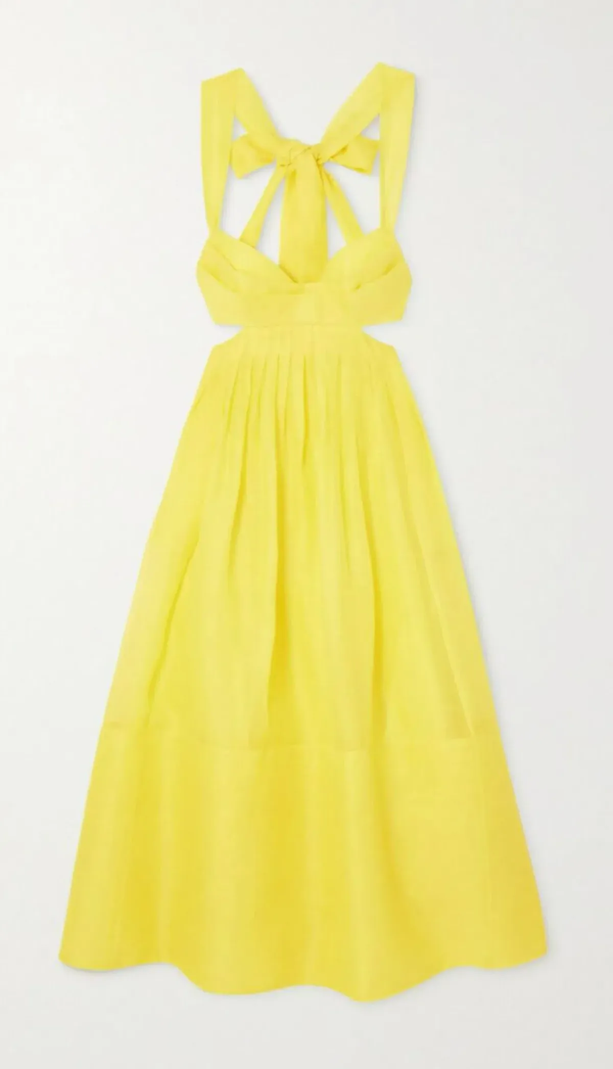 Zimmermann Botanica Bralette Gown In Sunshine Yellow Size 1 / AU 10 - Image 3