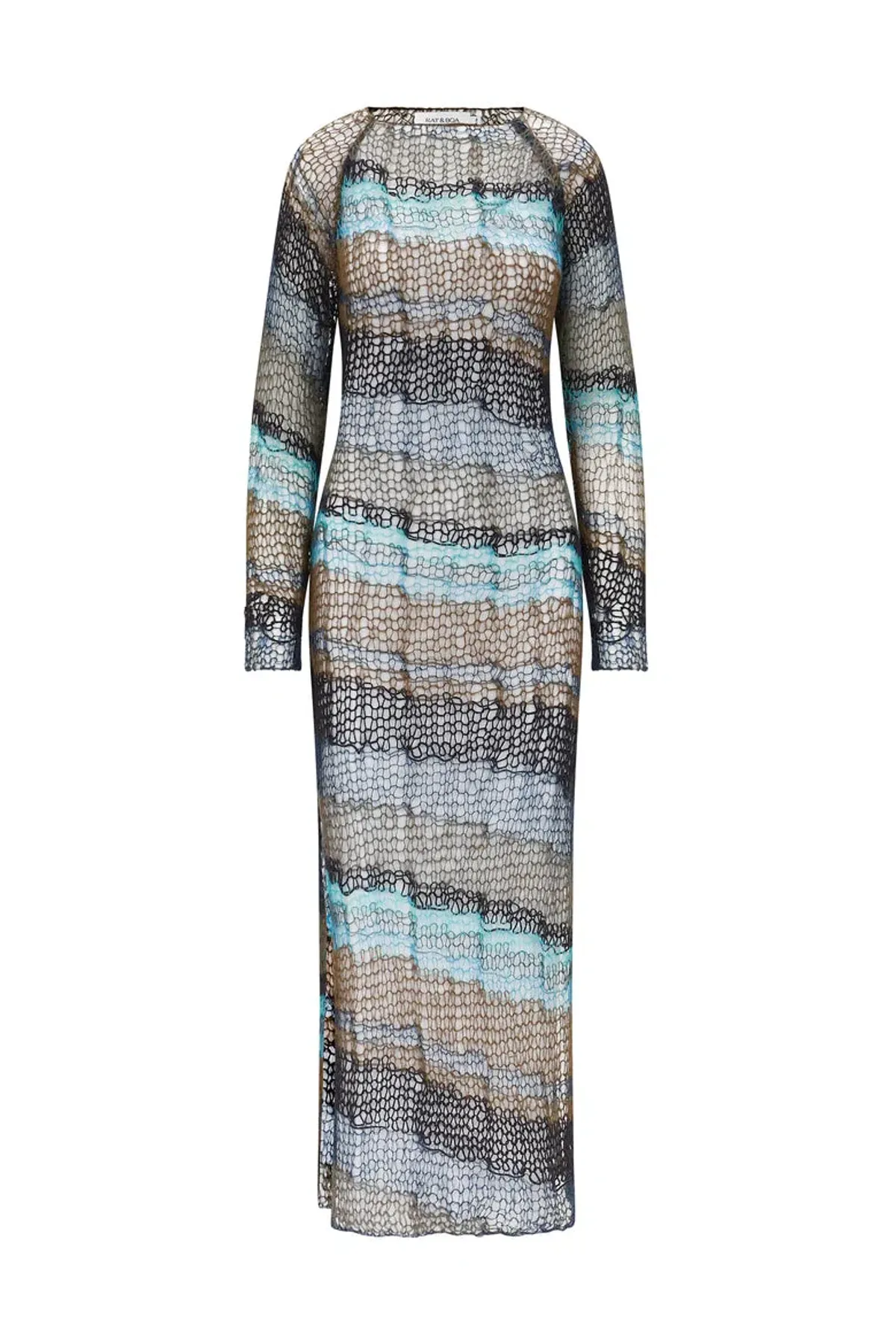 Rat and Boa Sabrina Knit Dress Multi Size 10  - Image 3