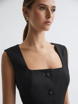 Anna Quan Lia Dress Black Ink Size 8 for rent on The Volte - image 3