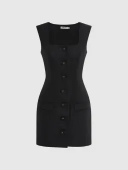 Anna Quan Lia Dress Black Ink Size 8 for rent on The Volte - image 5